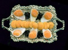 Dollhouse Miniature Oyster Platter